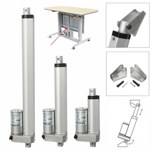 DC 12V 200N 50-300mm Stroke Tubular Motor Linear Actuator Motor 1