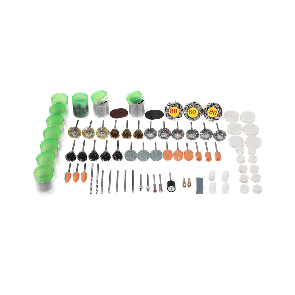 338Pcs 1/8 Inch Shank Rotary Tool Accessories Set Polishing Cutting Grinding Bits For Dremel 716468206792