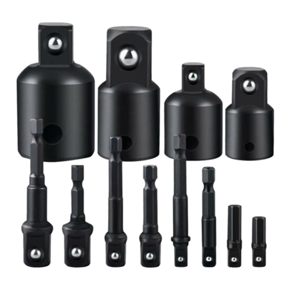 Drillpro 7Pcs/12Pcs Ratchet Wrench Socket Adapter Set Drive Socket Reducer Air Impact Adapter Wrench Extensor Rod 6900061584980