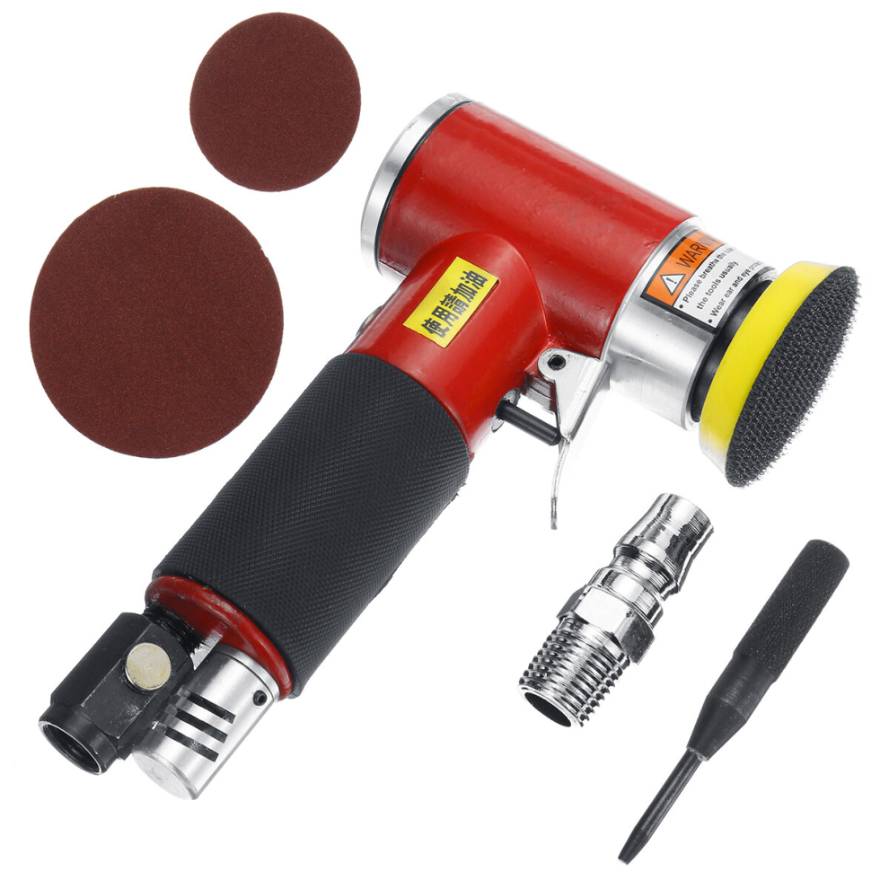 Mini Air Sander Eccentric Air Die Grinder Pneumatic Polisher Sanding Polishing Sander With Sanding Pad 8009677818781