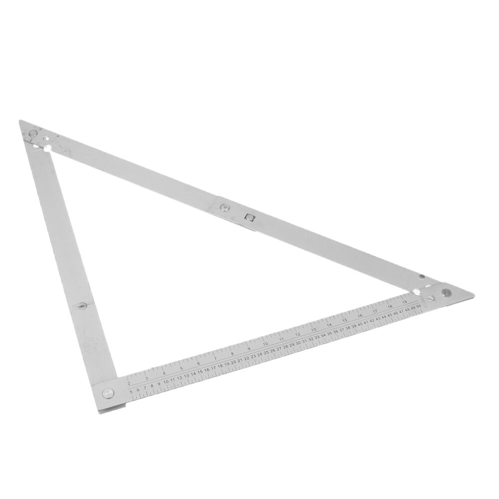 Drillpro Aluminium Alloy Folding Triangle Ruler Angle Ruler Woodworking Measurement And Drawing Tools 787875785262