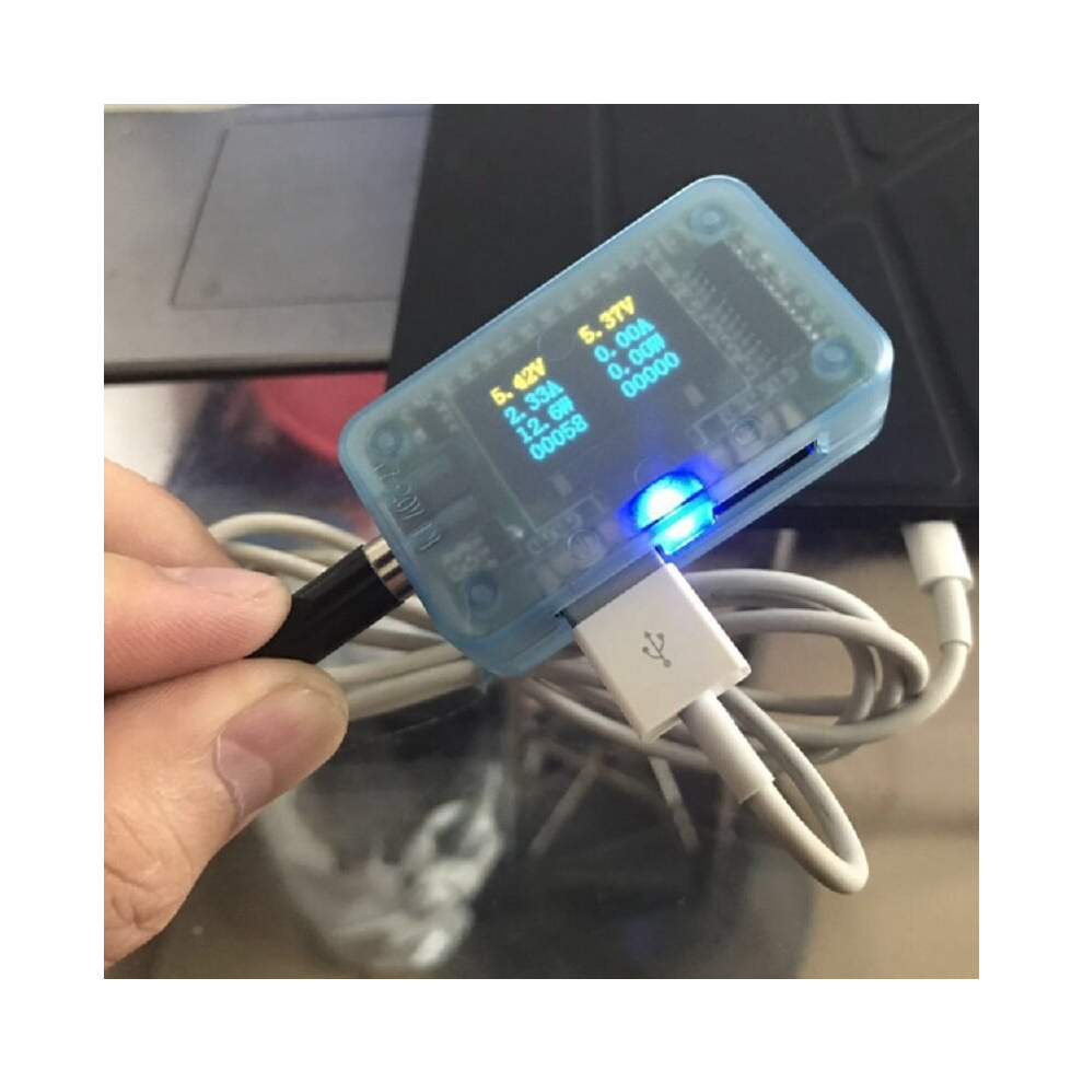 Qc2.0 Qc3.0 Fcp Mtk Double Usb Charger Voltage Tester With Oled Display Screen 6212800861130