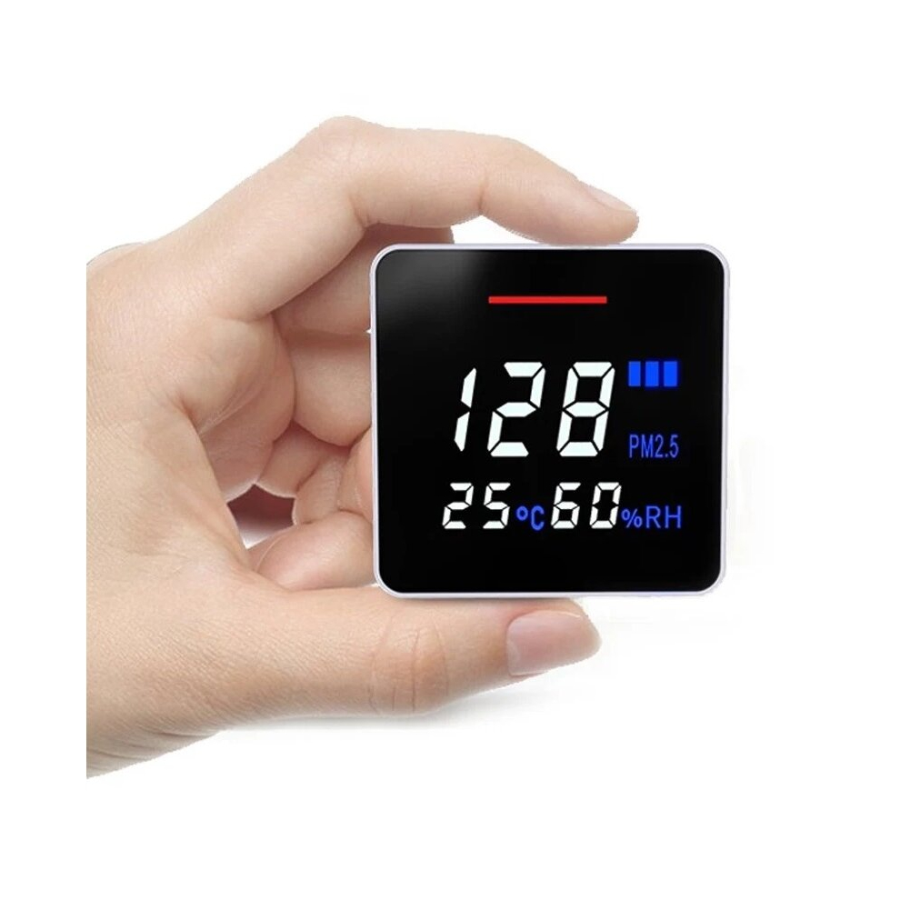 Air-08 Portable High Definition Led Laser Pm2.5 Temperature Humidity Detector Intelligent Multifunction Detect Tool 772547089724