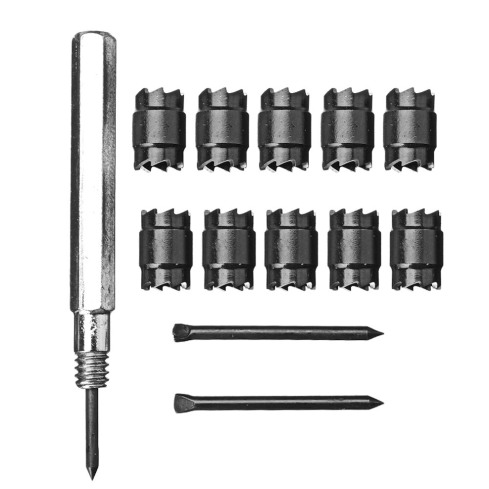 Drillpro 13Pcs Hss Spot Welding Drill Hole Opener Spot Weld Cutter Punch Remover Panel Separator For Power Drill 7702068332293