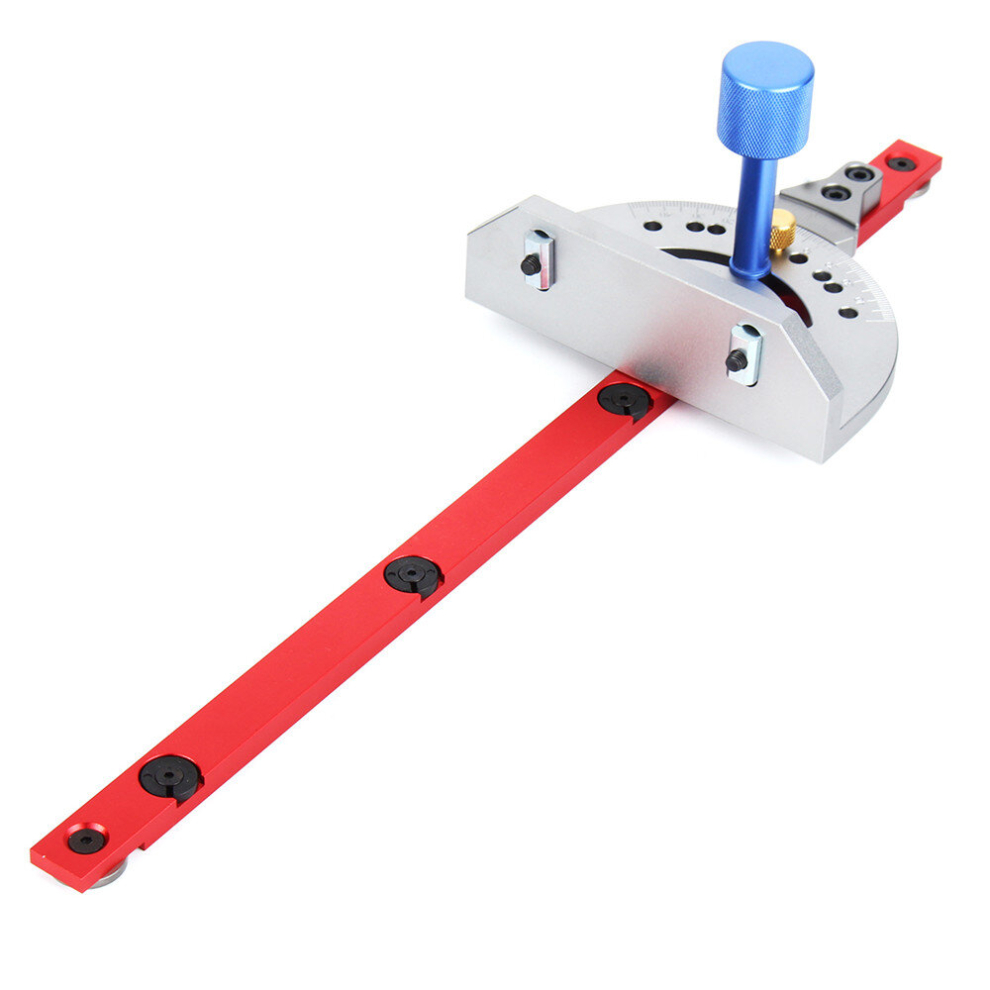 Red Miter Gauge Table Saw Router Miter Gauge Sawing Assembly Ruler Woodworking Tool For Bandsaw 6900084431681
