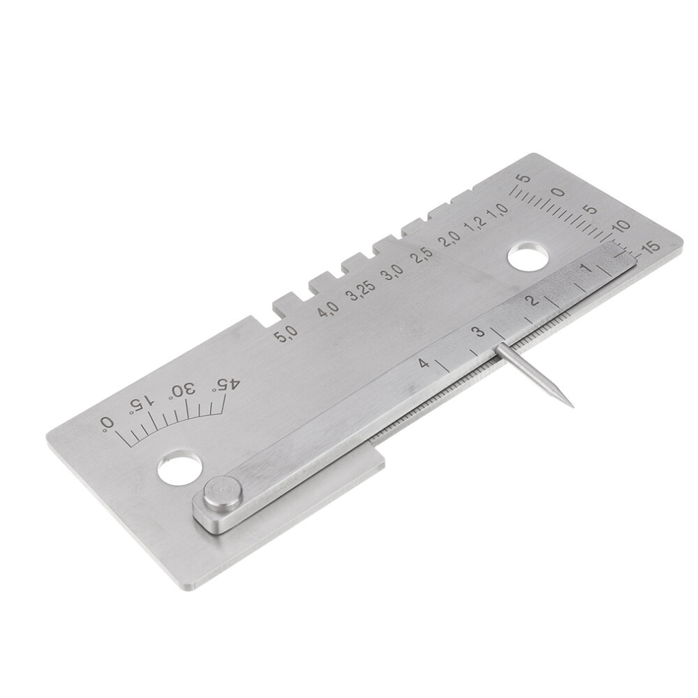Machifit Universal 45 Degree Weld Gauge Welder Seam Inspection Measuring Ruler Welding Tool 6906139762533