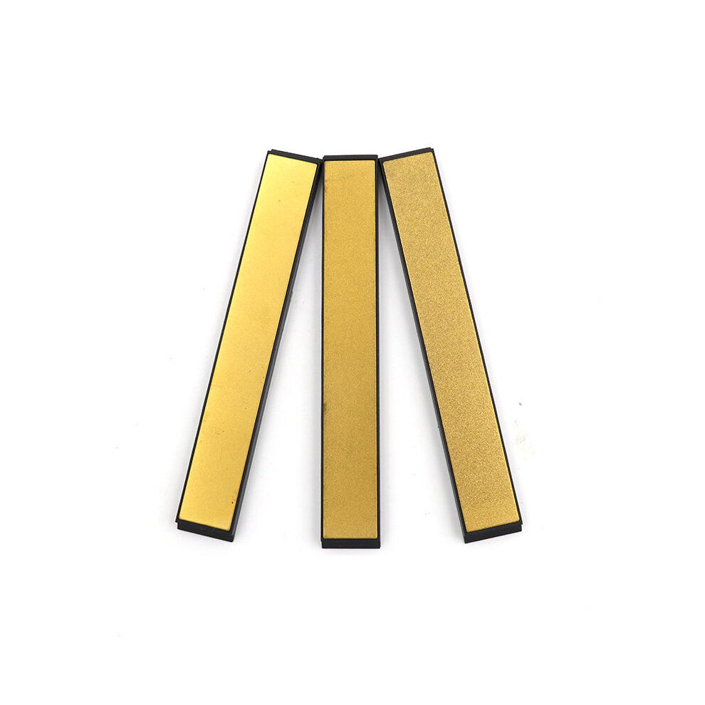 Drillpro 3Pcs 240 600 1000 Grit Sharpen Stone Titanium Coated Diamond Sharpener Whetstone 791327401990