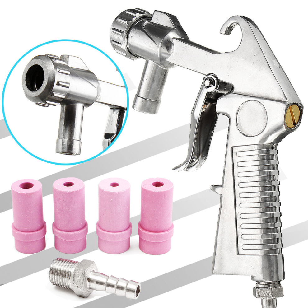 Sandblaster Air Siphon Feed Blast Nozzle Ceramic Tips Abrasive Sand Blasting 5280263946856