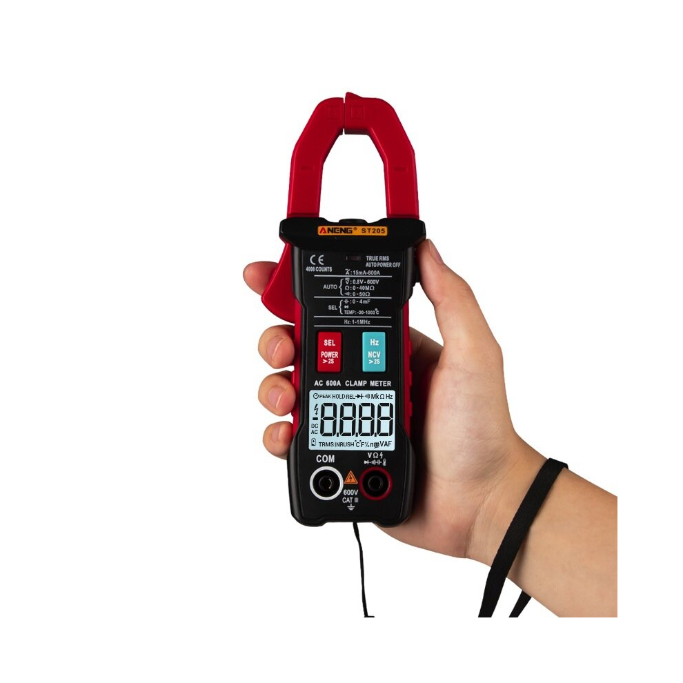 Aneng St205 Digital Clamp Meter Analog Multimeter Current Clamp Dc/Ac Intelligent Auto Range Meter With Temperature Tester 3480563768475