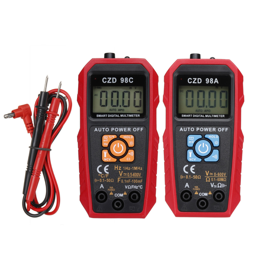 98A/C True Rms Electric Digital Lcd Current Ac Dc Voltage Multimeter Capacitance Meter 6900072280376