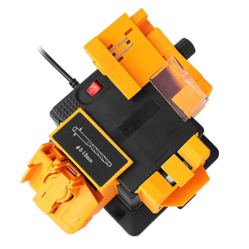 96W Multifunctional Electric Sharpener Sander HSS Drill Bit Scissor Chisel Grinder Wheel 2