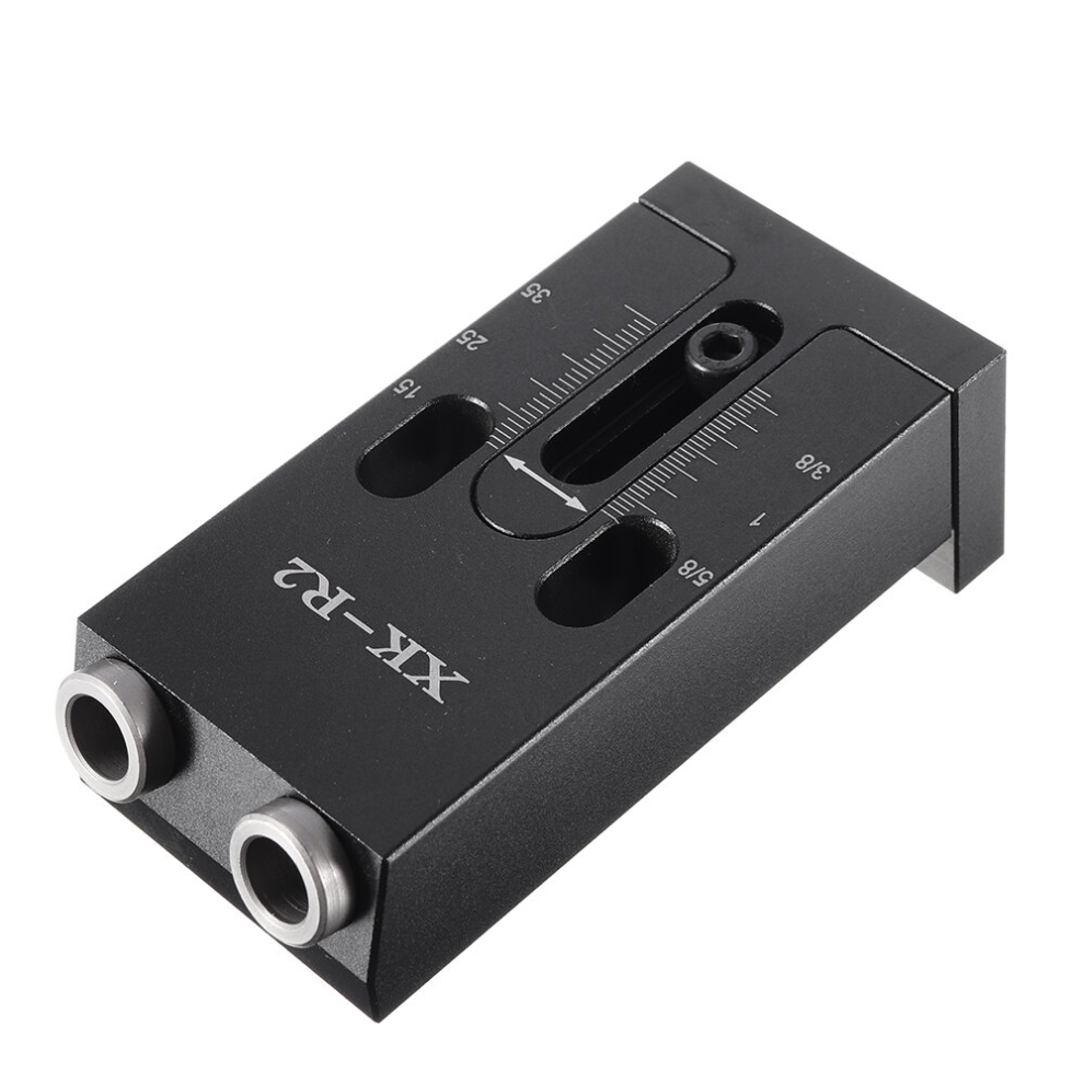 Xk-R2 Aluminum Alloy Woodworking Pocket Hole Jig With Drill And Screwdriver Bit Pocket Hole Plug Screws 6900068466906