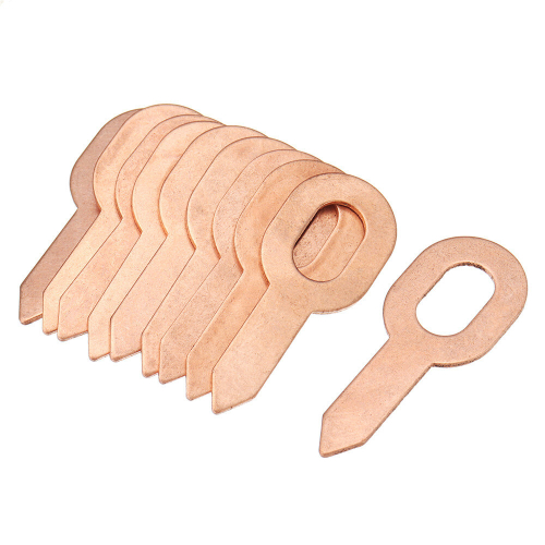 48pcs Stud Welding Kit Accessories Straight Twisted Dent Pulling Rings Round Star Pads Washer 1