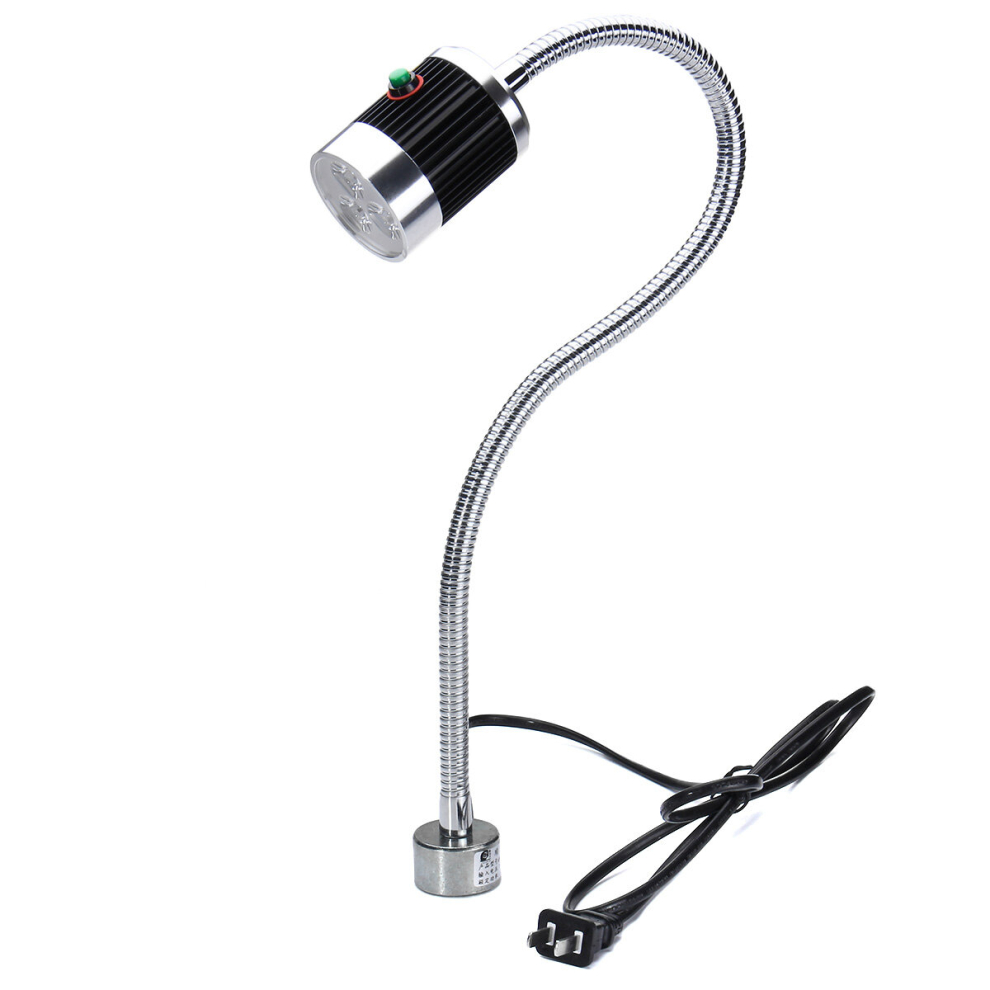 6W 110-220V Led Machine Working Light Gooseneck Magnetic Base Switch Lamp Cnc Machine Tool Lamp 794590383239