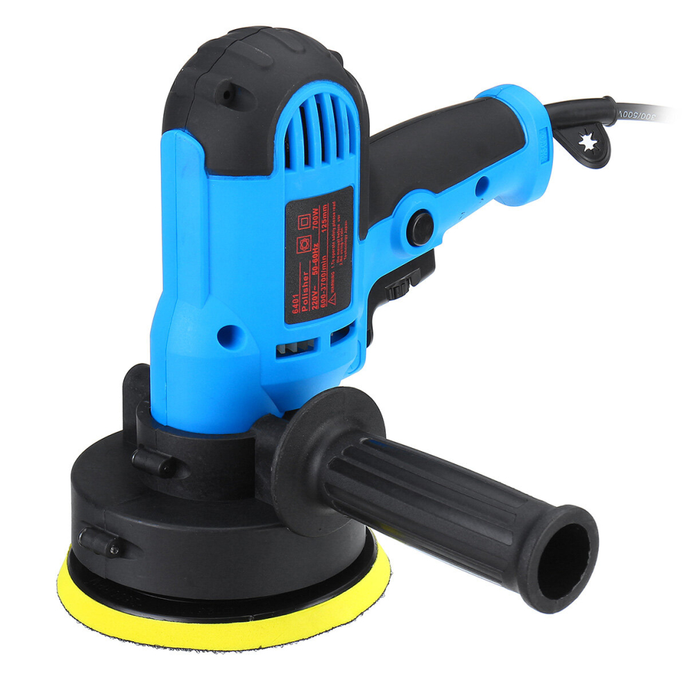 700W 125Mm Car Polisher Buffer Sander Electric Polishing Waxing Kit 8 Variable Speeds Blue 6222016227156