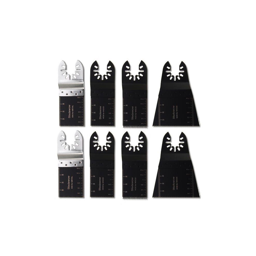 8Pcs Multitool Blades Set Oscillating Multitool Saw Blade For Dewalt Stanley Worx F30 Erbauer 600182739165