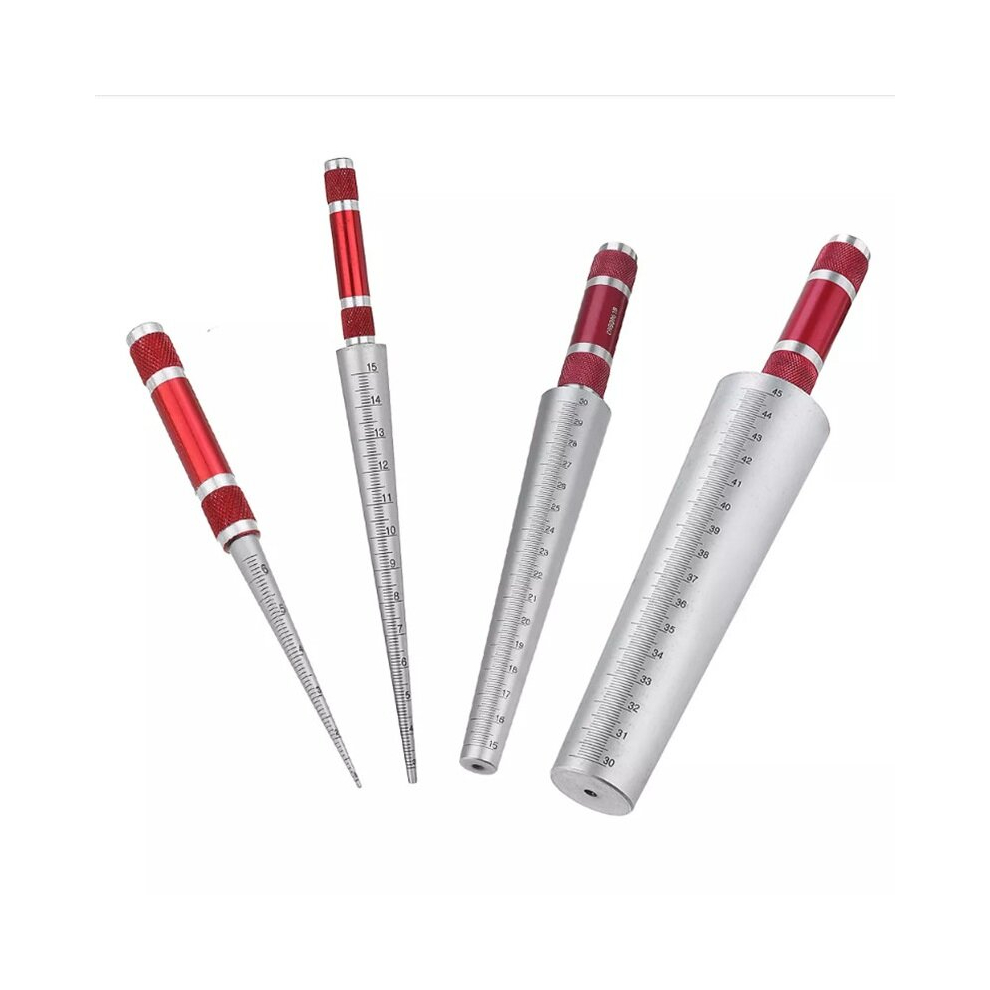 1-6.5Mm/3-15Mm/15-30Mm/30-45Mm Cone Feeler Taper Aperture Gauge Steel Round Hole Tapered Ruler 6900078864655