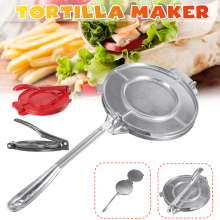 6/8 Inch Tortilla Maker Press Pan Heavy Restaurant Commercial Aluminium Tortilla Pie Maker Press Tool