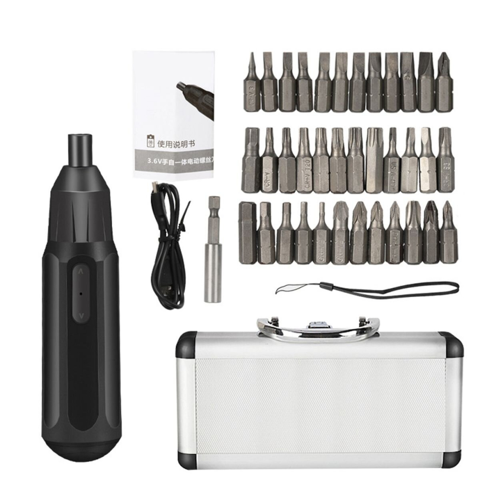 3.6V 800Mah Electric Screwdriver Set Usb Rechargeable Screw Driver Smartphone Watch Laptop Repair Tools 6900076929967