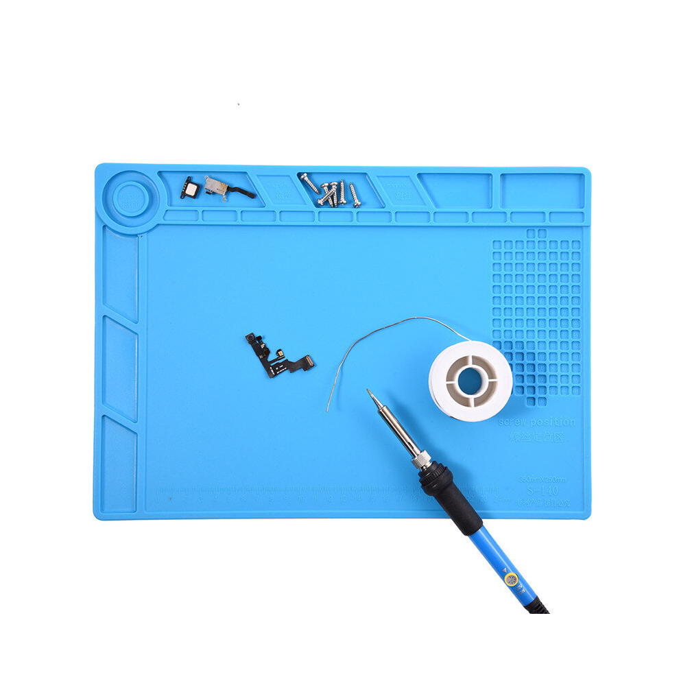 Heat Insulation Silicone Pad Mat For Phone Maintenance Heat Gun Solder Station - 2 Types 601198143472