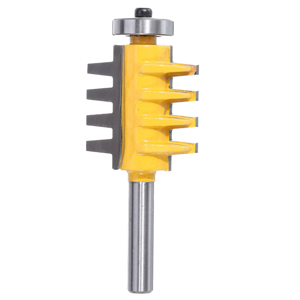 Drillpro 8Mm Shank Rail Reversible Finger Joint Glue Router Bit Cone Tenon Woodwork Wood Cutter 756486035165