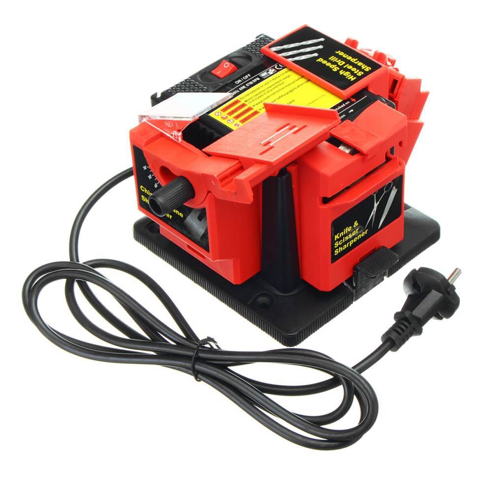 220V Multipurpose Sharpener For Drill Bits Chisels Planer Blades Scissors Knives Electric Power Tool 791177554891