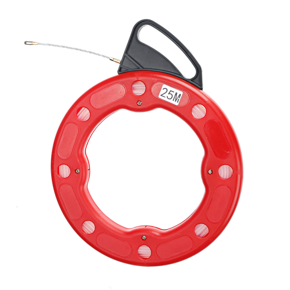 3Mm X 30M Fiberglass Wire Cable Fish Snake Tape Puller Duct Conduit Rodder Reel 6900342904414