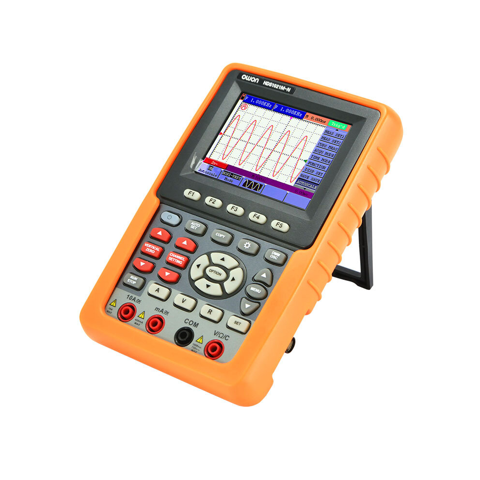 Owon Hds1021m-N 2 In 1 Digital Oscilloscope +Multimeter 1 Channel Handheld Portable 20Mhz Bandwidth Usb Oscilloscopes 6906142047870