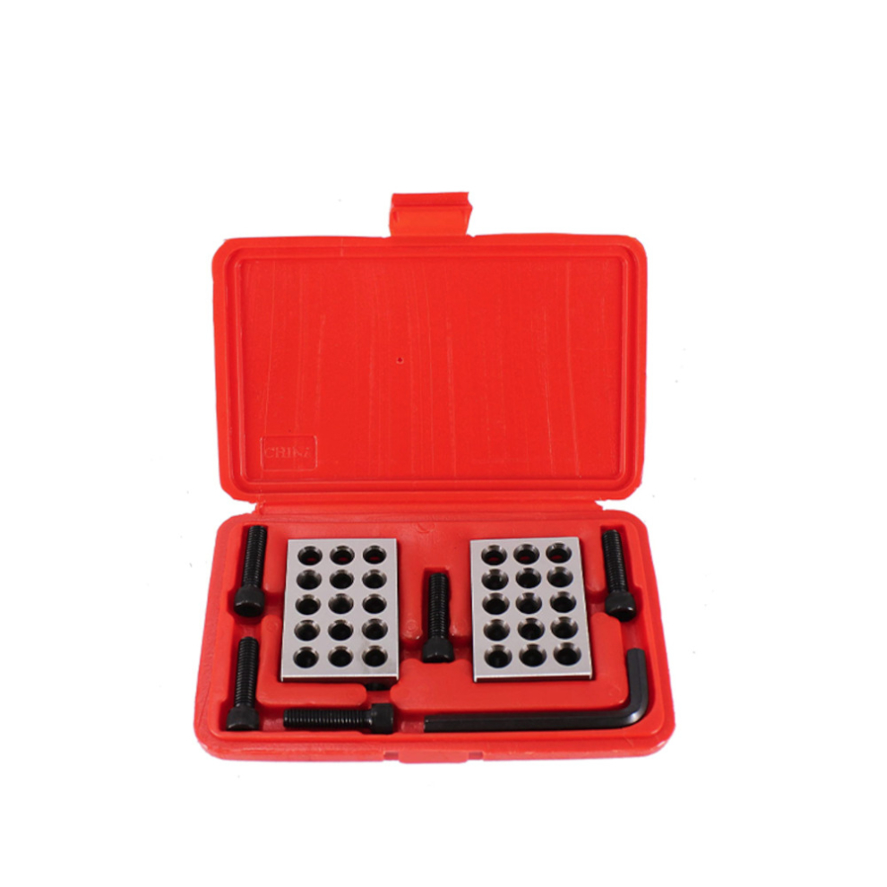 Machifit 2Pcs 1X2x3 Inch Blocks 23 Holes Parallel Clamping Block Lathe Tools Precision Block 649490717526