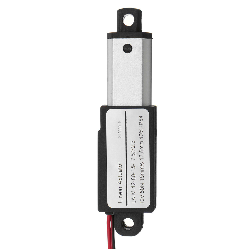 Dc 12V Portable Mini Linear Actuator Motor Telescopic Rod Linear Reciprocating Motor Lifter Electric Push Rod 10Mm 6900074910028