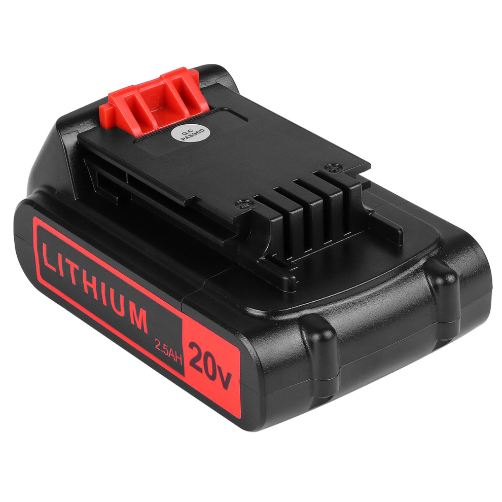 20V Li-Ion Replacement Battery 2.5Ah Rechargeable Power Tool Battery For Black&Decker LXB2040 Power Tool