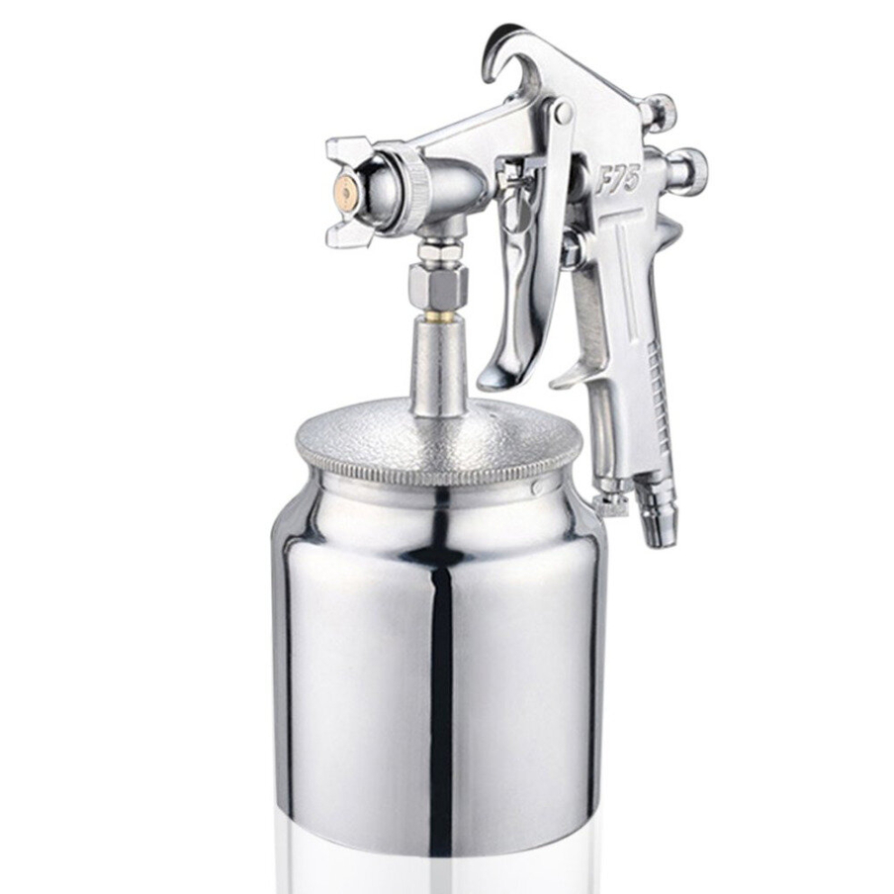 F75 400Ml Pneumatic Spray Airbrush Sprayer Alloy Painting Atomizer Airbrush Tool With Hopper 823500241229