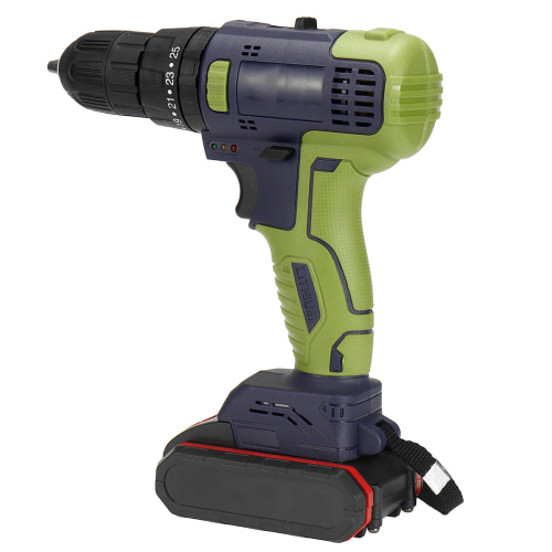 32V Brushless Impact Drill Lithium Electric Torque Drill Driver With 1/2 Battery LED Light 2