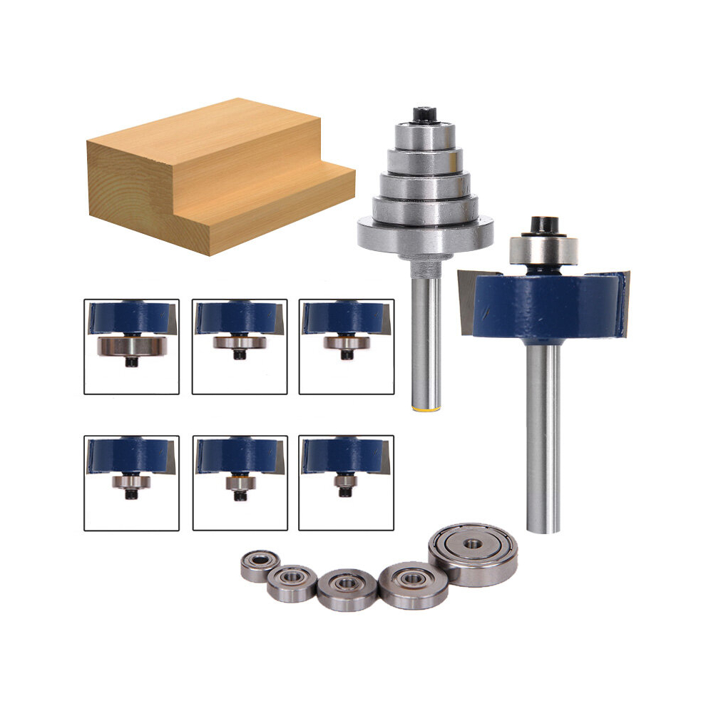 6mm Woodworking Tools Milling Cutter Tenon Cutter Tenon Grooving Cutter Carving Machine Trimming Machine Tool Head