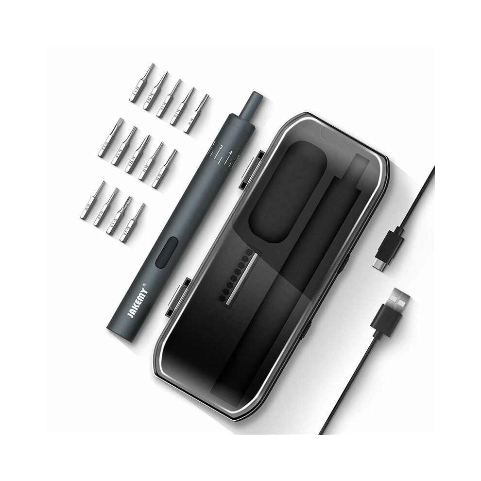 Jakemy 18 In 1 Precision Electric Screwdriver 8 Speed Diy Screw Driver Electronics Repair Tools With 14 Screw Bits 6906139239929