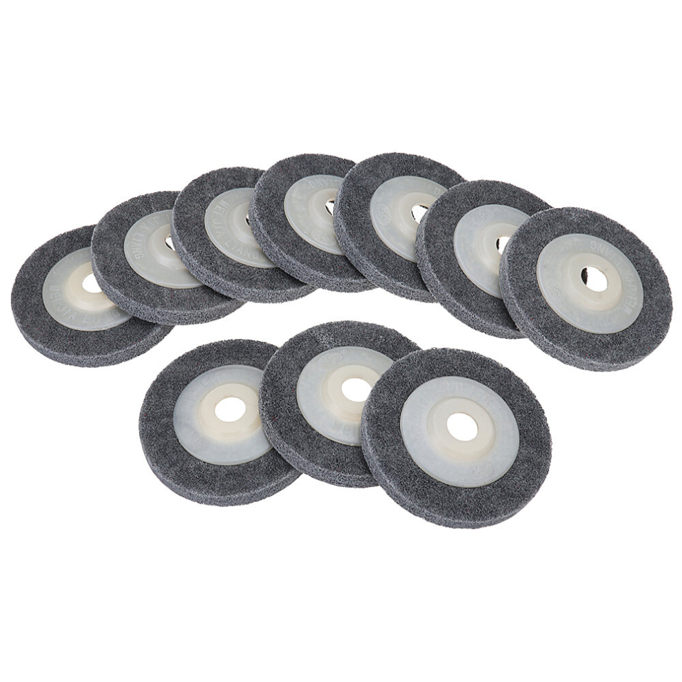 10Pcs 100X12x16mm Angle Grinder Fiber Nylon Buffing Polishing Wheel Angle Grinding Sanding Disc 780181126095