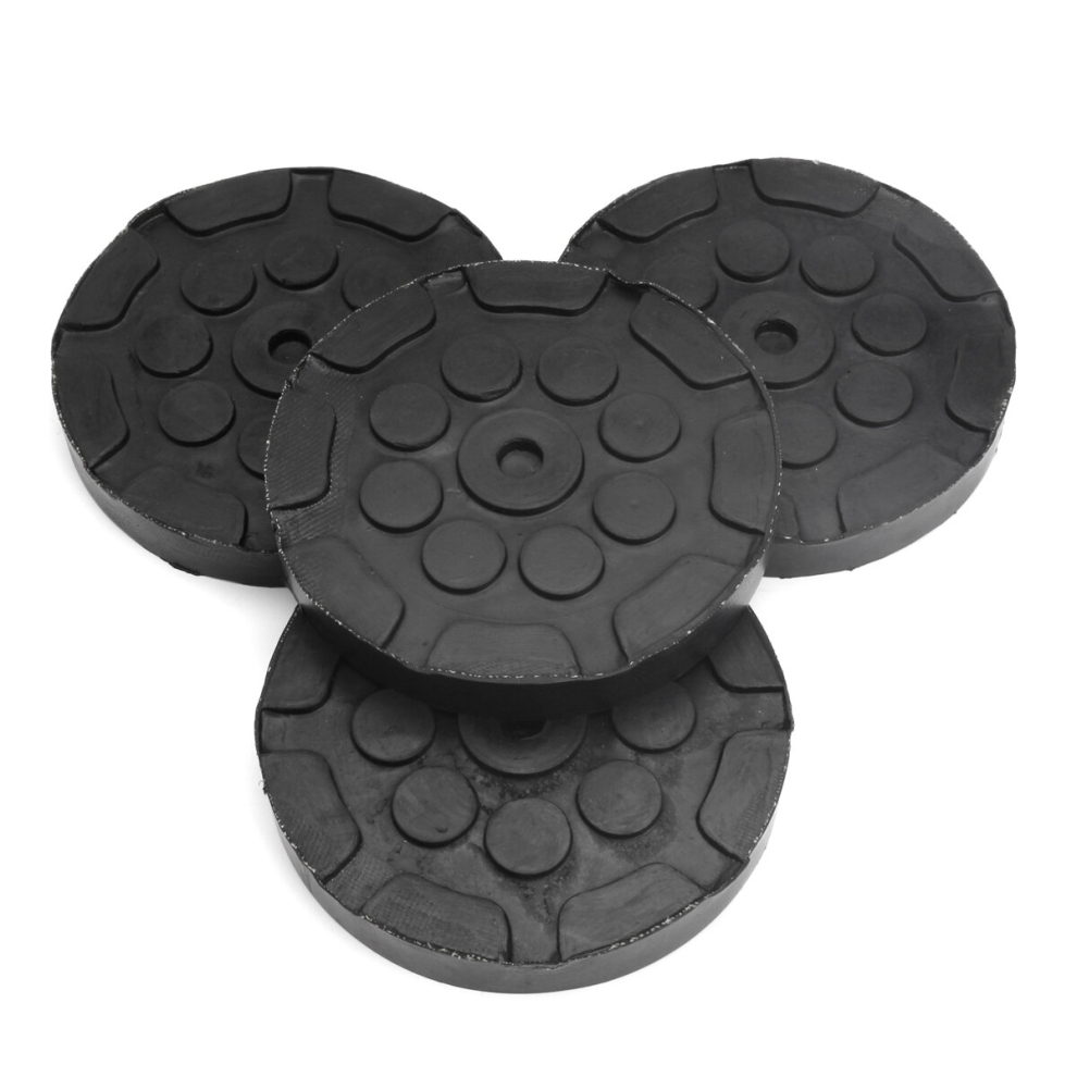 4Pcs 120Mm Rubber Round Rubber Arm Pads For Quality Lift Set Rubber Round Black 681542929662