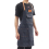 Denim Bib Apron Leather Strap Barista Baker Work Uniform Bartender BBQ Chef Cook Woodworking Apron 5
