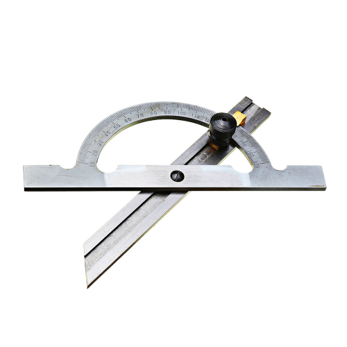 150x100mm Stainless Steel Adjustable Protractor 10-170 Degree Angle Ruler Woodworking Tool 2