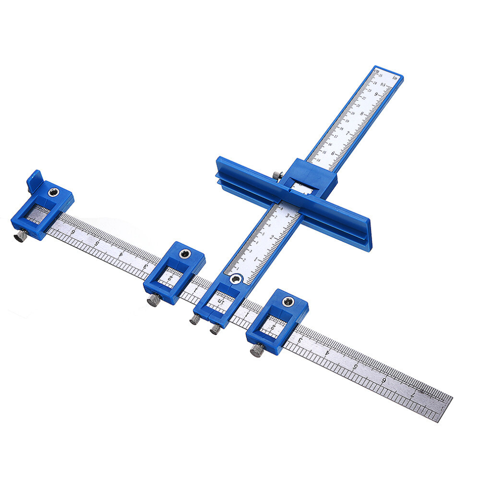 Drillpro Cabinet Hardware Jig Handles And Knobs Drill Guide Sleeve Drawer Pull Wood Drilling Tools Set Drawer Knob Pull Drilling Templates Jig Tool 784958650240