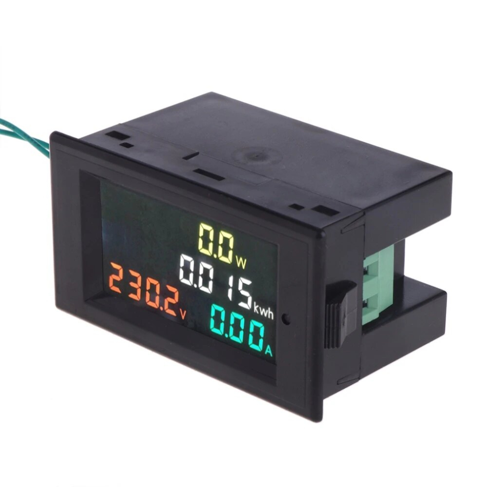 D69-2049 Ac80-300V/Ac200-450V Energy Meter Voltmeter Ammeter Power Energy Meter Volt Amp Power Kwh M 6900040894451