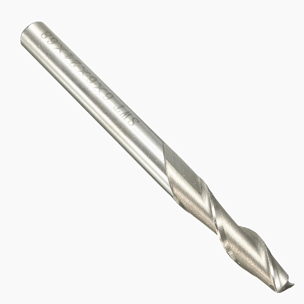 10Pcs 6Mm 2 Flute End Mill Cutter Spiral Drill Bit Milling Cutter Cnc Tool 6014395235347