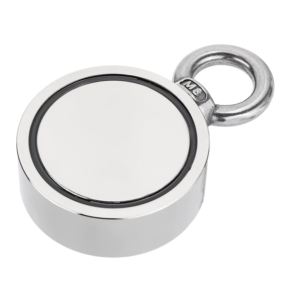 80-200Kg Double Side Neodymium Fishing Salvage Recovery Magnet With 10M Rope For Detecting Metal Treasure 6906140755715