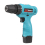 12V Cordless Drill Impact Driver 2 Lithium Rechargeable LED Worklight Hand Electric Power Tools 2