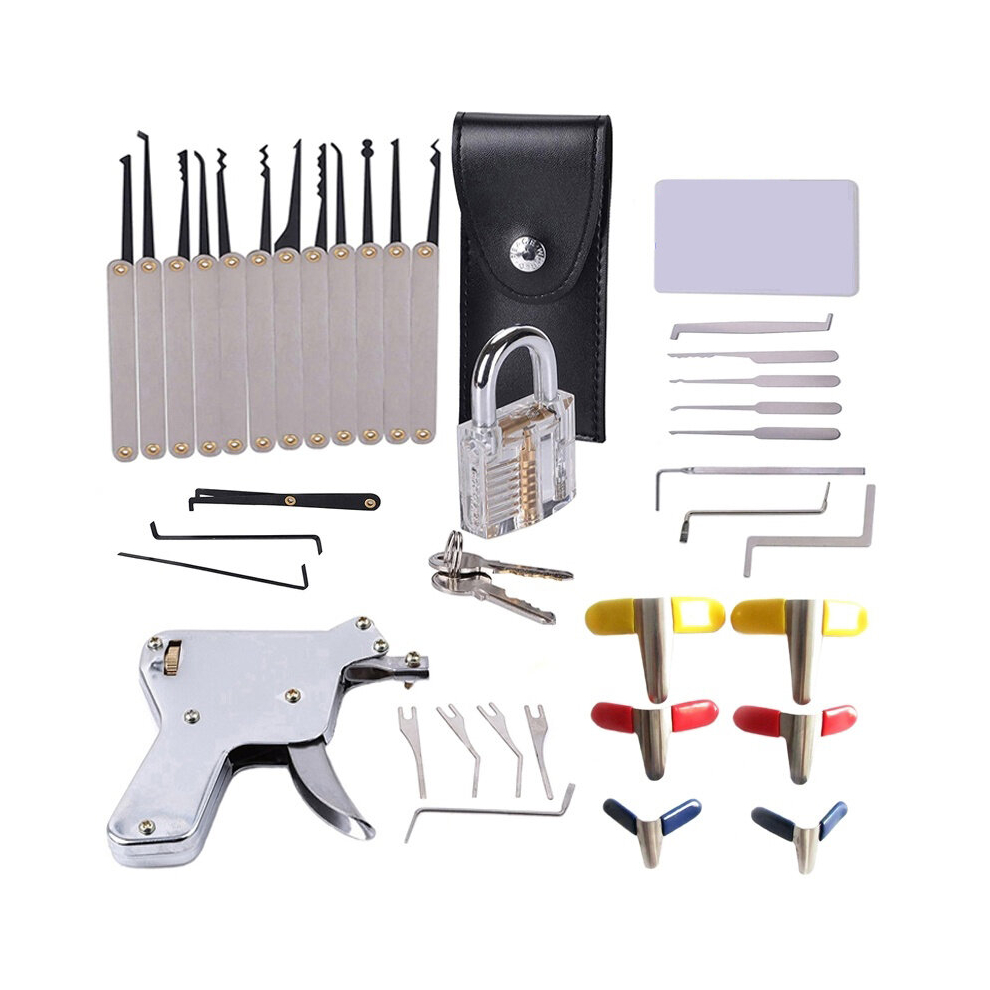 37Pcs Powerful Locksmith's Tools Kit Combination Lock Pick Hook And Lock Pick Tool 6009516657054