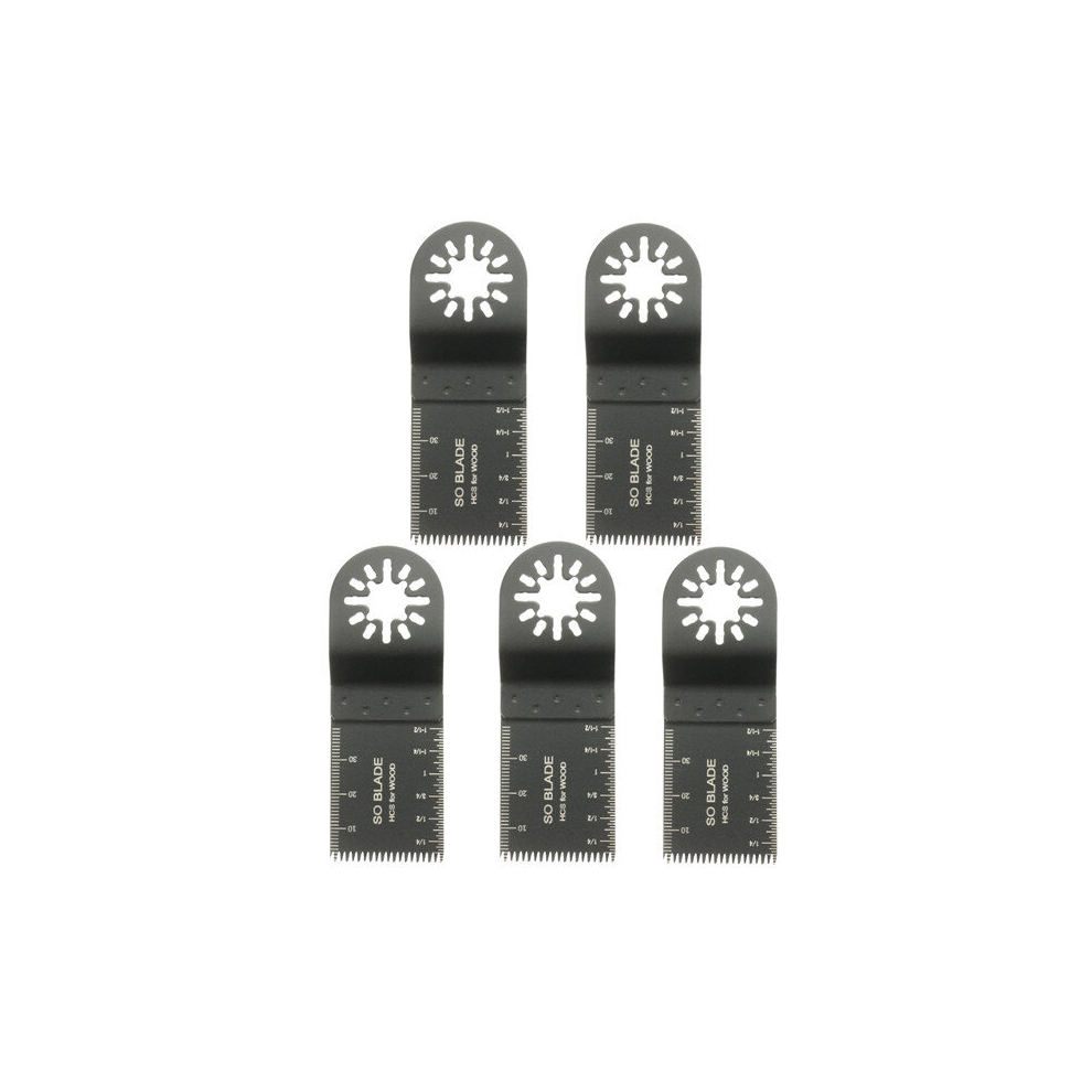 5Pcs 35mm Carbon Steel Long Teeth Saw Blade Oscillating Multitool For Fein Multimaster Bosch Makita