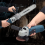 11000r/min 220V 1000W Electric Angle Grinder Chainsaw Bracket DIY Cutting Tools 2