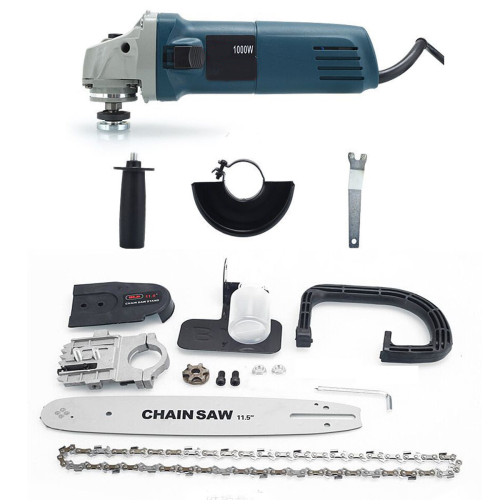 11000r/min 220V 1000W Electric Angle Grinder Chainsaw Bracket DIY Cutting Tools 2