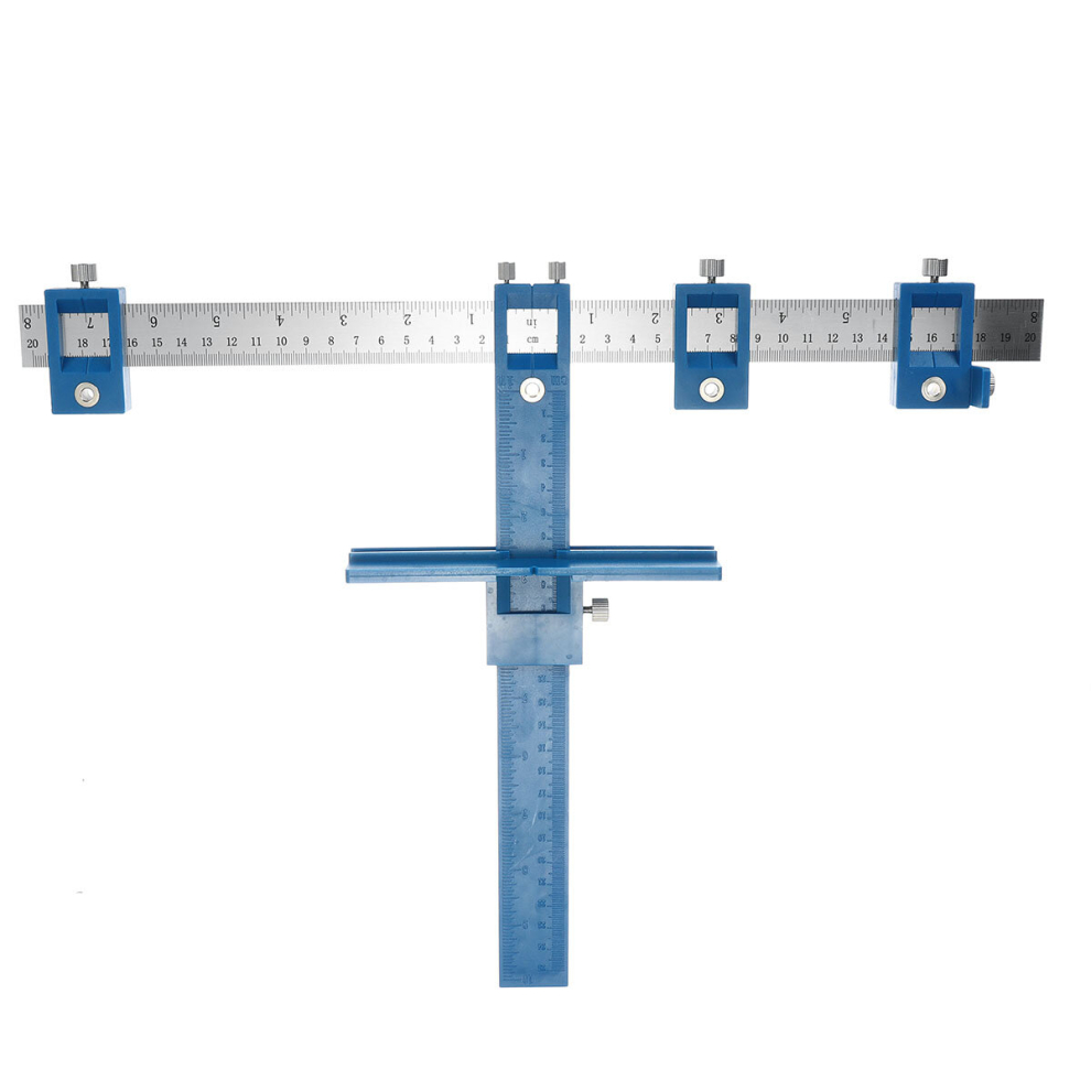 Woodworking Inch And Mertic Cabinet Hardware Jig Punch Locator Carpenter Hardware Drill Guide Tool Wood Drilling Tool 6906140571230