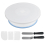 6Pcs Cake Decorating Turntable 11-24" Set Tools Rotating Stand Smoother Spatula" 1